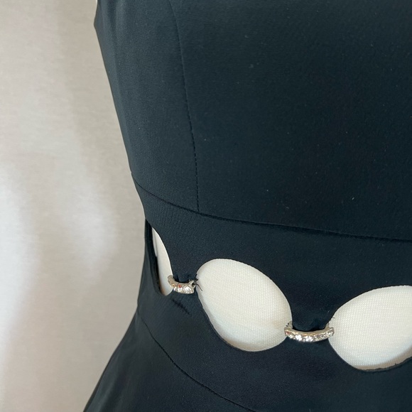 VINTAGE NITELINE LITTLE BLACK DRESS - Picture 5 of 7